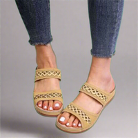 Delina | Premium Orthopädische Damen-Sandalen für bequemen Sommer – Gelb