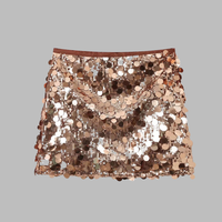 Norberta | Dazzling Sequin Rock für funkelnde Eleganz – Gold