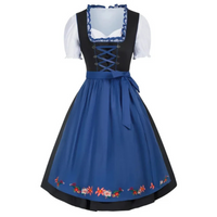 Mechthild | Elegantes Oktoberfest Dirndl Kleid | 2025 – Blau