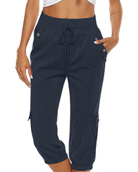 Damen Bequeme Freizeithose | Sportlich – Marine