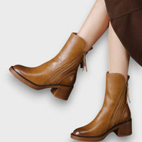 Gavira – Stiefeletten mit Absatz – Braun