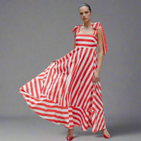Leutrada | Luftiges Maxikleid für elegante Sommertage – Rot