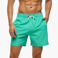 Schnelltrocknende Stretchshorts für Herren - Ideal für Sport & Freizeit – Hellgrün