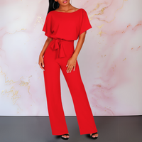 Helmi™ | Stylischer Sommeroverall – Rot