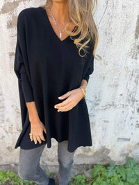Anna™ | Eleganter Pullover – Schwarz