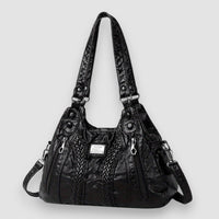 Bergener | PU Leather Handbag – Schwarz