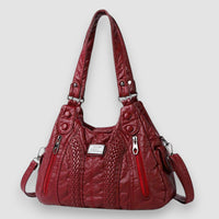 Bergener | PU Leather Handbag – Rot