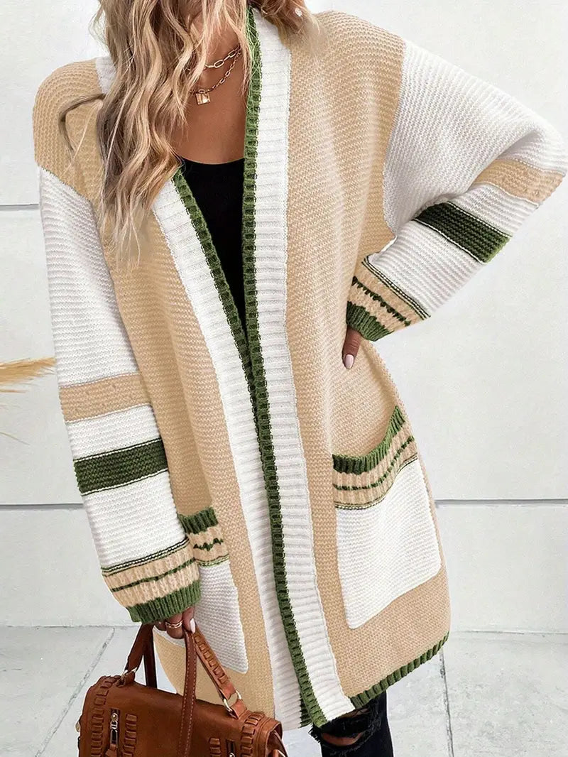 Wimlace | Lässige Strickjacke mit langen Ärmeln und Taschen für kühle Tage