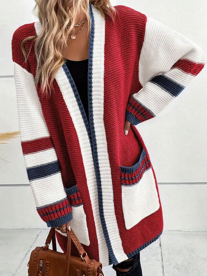 Wimlace | Lässige Strickjacke mit langen Ärmeln und Taschen für kühle Tage