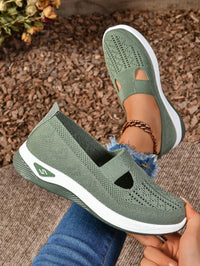Maja | Damen Slip-On Casual Schuhe Komfort Leicht Alltag Modern – Grün