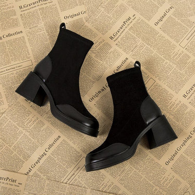Mandy - Modebewusste Stiefeletten mit Absatz
