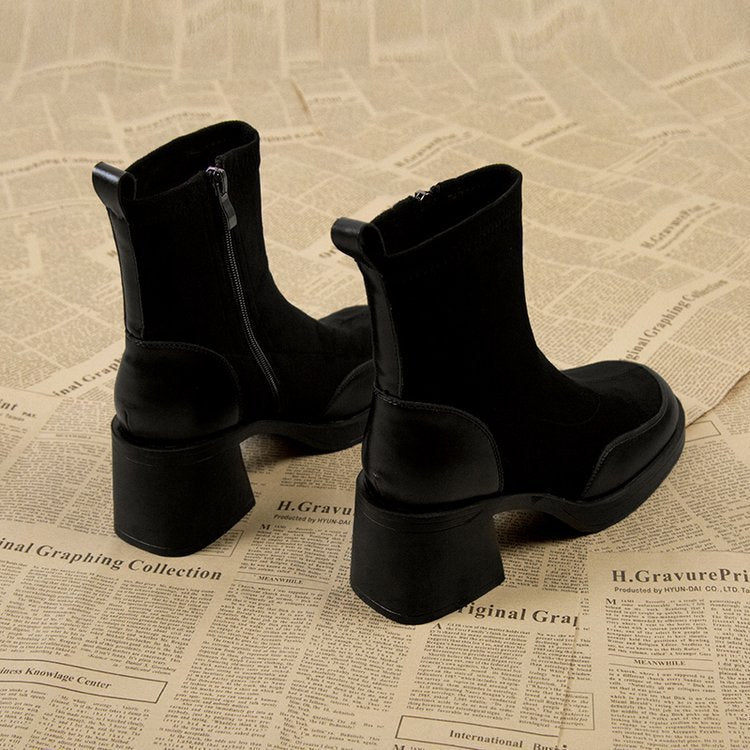 Mandy - Modebewusste Stiefeletten mit Absatz