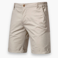 Herren Bequeme Stretch Shorts | Leichte Sommerhose – Khaki
