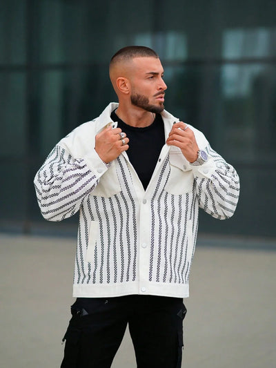 Reithirae | Herren Outdoor Jacke mit Karo- und Streifenmuster