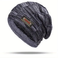Zovian – Warm Gestrickte Mütze – Marine