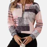 Lea | Damen Vintage Sweatshirt stilvoll & modern – Rosa
