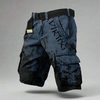 Bjorn | Premium Adventurer Shorts – Blau Schwarz