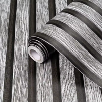 HolzFolie™ Moderner Holzoptik Folie – Mattierte Holz in Schwarz und Grau
