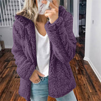 Celandine - Trendige Kapuzenjacke – Lila