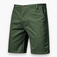 Herren Bequeme Stretch Shorts | Leichte Sommerhose – Oliv