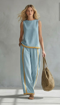 Selinay - Lässig-eleganter Zweiteiler – Blau