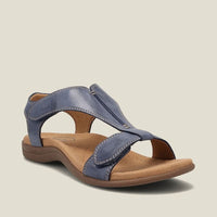 Sandalen für Damen - Bequeme Sommerschuhe mit Weichem Fußbett für den Sommer – Blau
