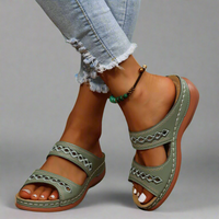Delina | Premium Orthopädische Damen-Sandalen für bequemen Sommer – Grün