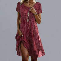 Sylgarda | Elegantes Sommerkleid – Rot