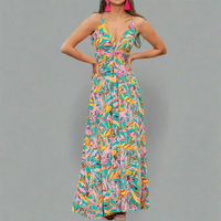 Swenja | Boho Sommerkleid für Eleganz und Komfort – Gelbgrün