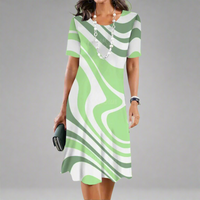 Urswinda | Elegantes Farbverlauf-Sommerkleid – 5ZNC5