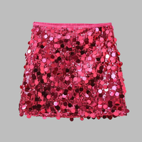 Norberta | Dazzling Sequin Rock für funkelnde Eleganz – Rosa