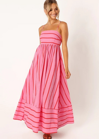 DE LUMI FESTKLEID – Rosa