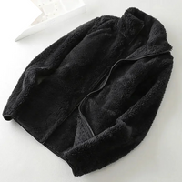 Heidi-Mode | Und Flauschige Jacke Mit Reißverschluss, Fleeceweste – Schwarz