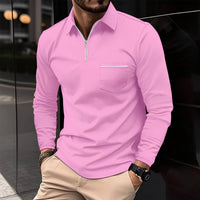 Bernard - Komfortables Langarmshirt – Rosa