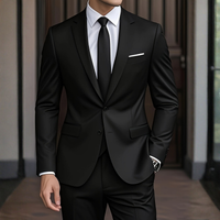 Nolvar - Maßgeschneiderter Slim-Fit-Anzug – Schwarz