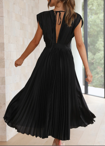 Brittney's  Himmlische Eleganz Maxikleid mit Ärmeln