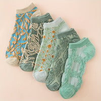 Grace | Vintage Socken – 5 Paar in gemischten Farben