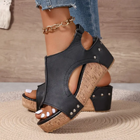 Mai | Orthopädische Sandalen™ – Schwarz