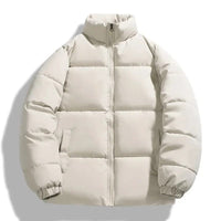Winter Pufferjacke für Herren – Beige