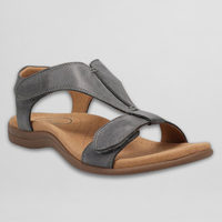 Selma | Hochwertige Hand-Sandalen – Grau