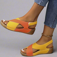 Hildegard | Orthopädische Sandalen mit Premium-Komfort – Orange