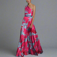 Roselisa | Elegantes Maxikleid für jeden Anlass – Wassermelonenrot