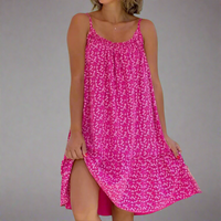 Paldrudis | Blumenbedrucktes Camisole-Kleid – Magenta