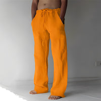 Martin - Komfortable Hose mit Zugband – Orange