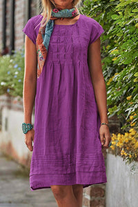 Issa - Stilvolles Sommerkleid – Lila