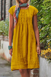 Issa - Stilvolles Sommerkleid – Gelb