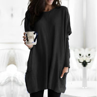 Marcella - Elegantes Langarmshirt – Schwarz