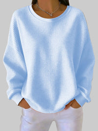 Camille | Leichter Sommerpullover – Himmelblau