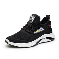 Damen Sportliche Laufschuhe mit atmungsaktivem Mesh-Obermaterial und flexibler Dämpfung – Schwarz