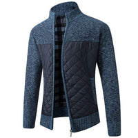 Niklas | Strickjacke für Herren – Blau